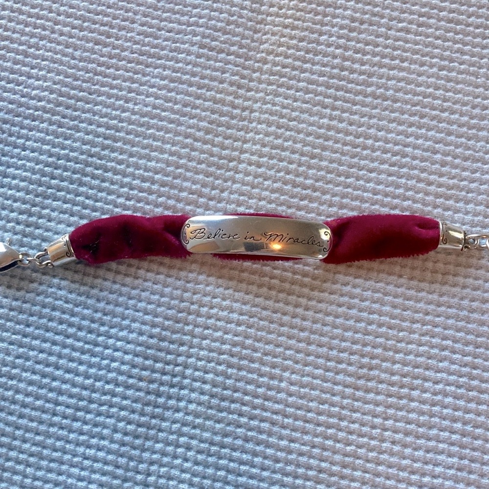 Authentic Brighton Retired “Believe in Miracles” Bracelet